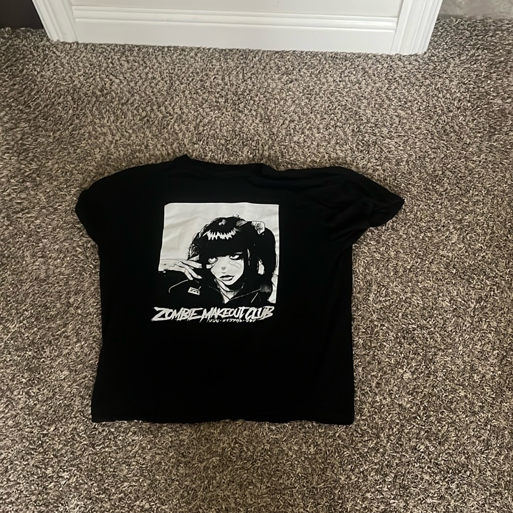 ZOMBIEMAKEOUTCLUB HOTTOPIC BLACK T SHIRT